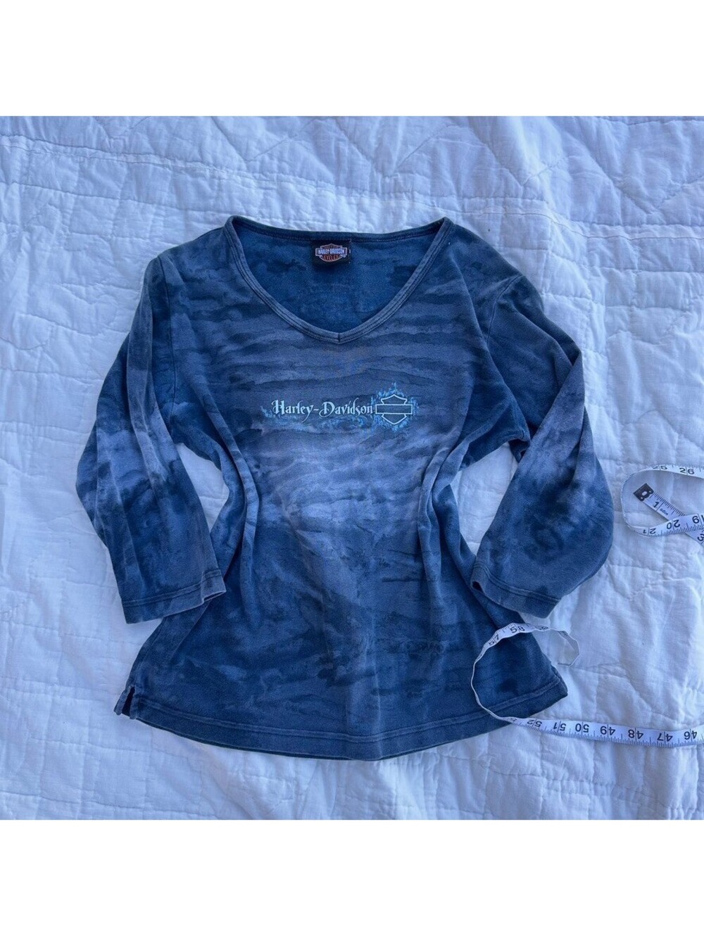 Vintage Harley Davidson Women's Cotton Long Sleeve